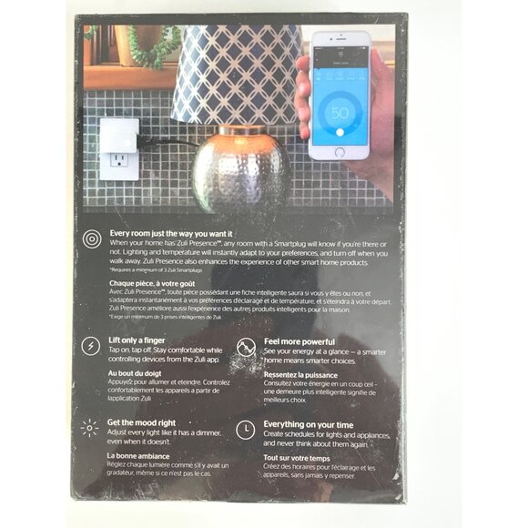 Zuli Smart Plug Smart Home Control 3 Pack Dim Energy Monitor iOS  New 7132 - Picture 5 of 9